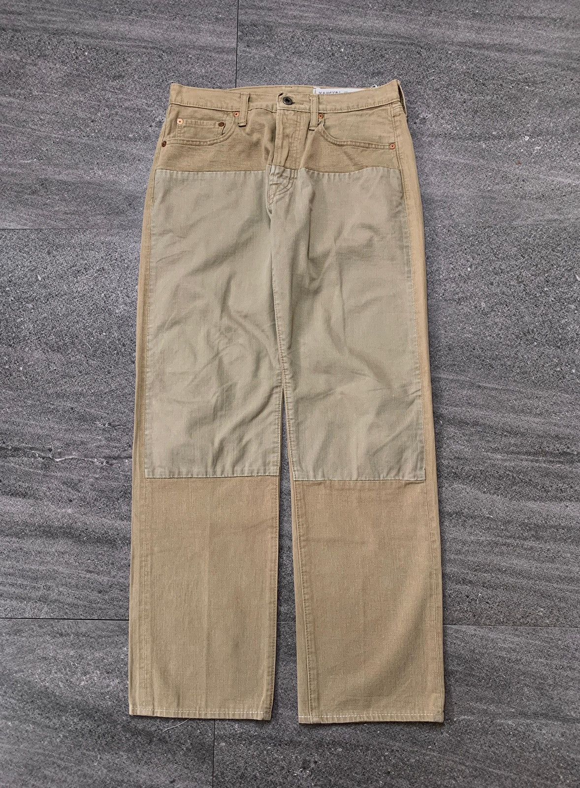 Kapital Kapital Double Knee Denim Jeans Pants - 28 Inch Size US 28 / EU 44 - 2 Thumbnail