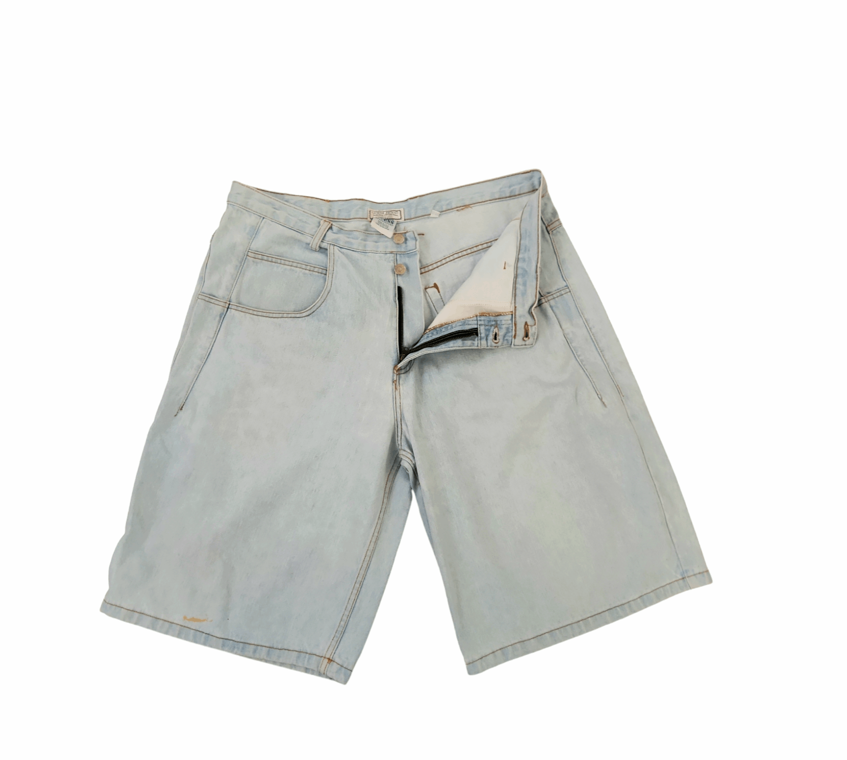Guess × Vintage Vtg 80 90's Guess Jeans Light blue Wash RETRO Streetwear 40 Size US 40 / EU 56 - 3 Thumbnail