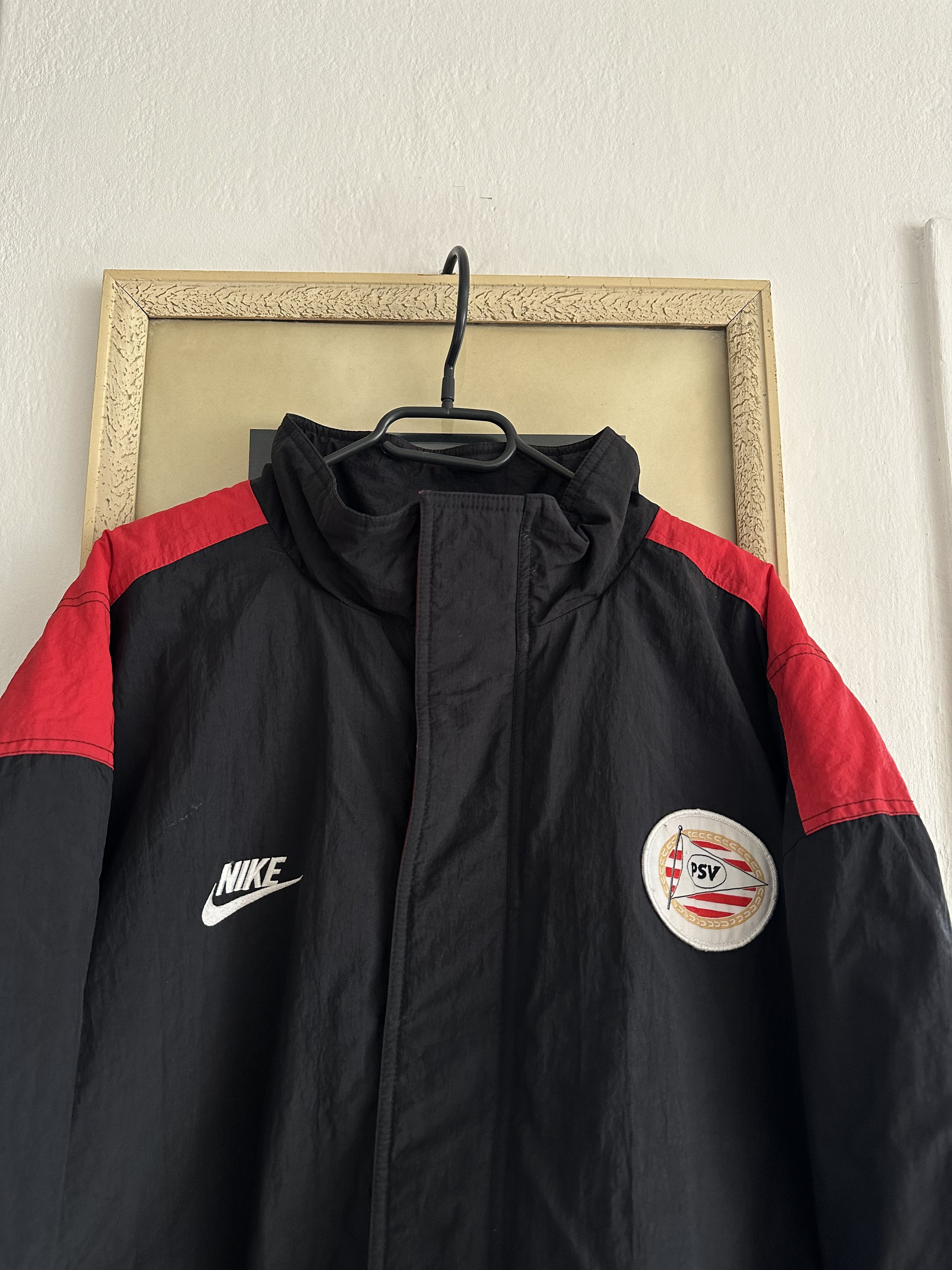 Nike × Vintage Vintage Nike PSV Eindhoven Football Jacket Rare Soccer Hype Size US XXL / EU 58 / 5 - 2 Thumbnail