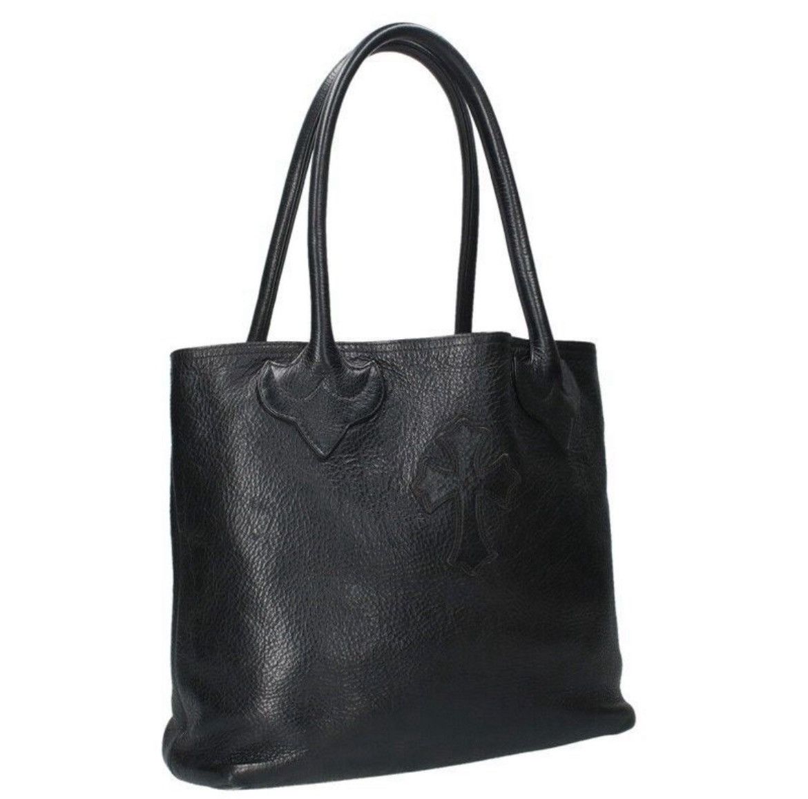 Chrome Hearts Chrome Hearts FS Tote Leather Bag Cross Patch Size ONE SIZE - 1 Thumbnail