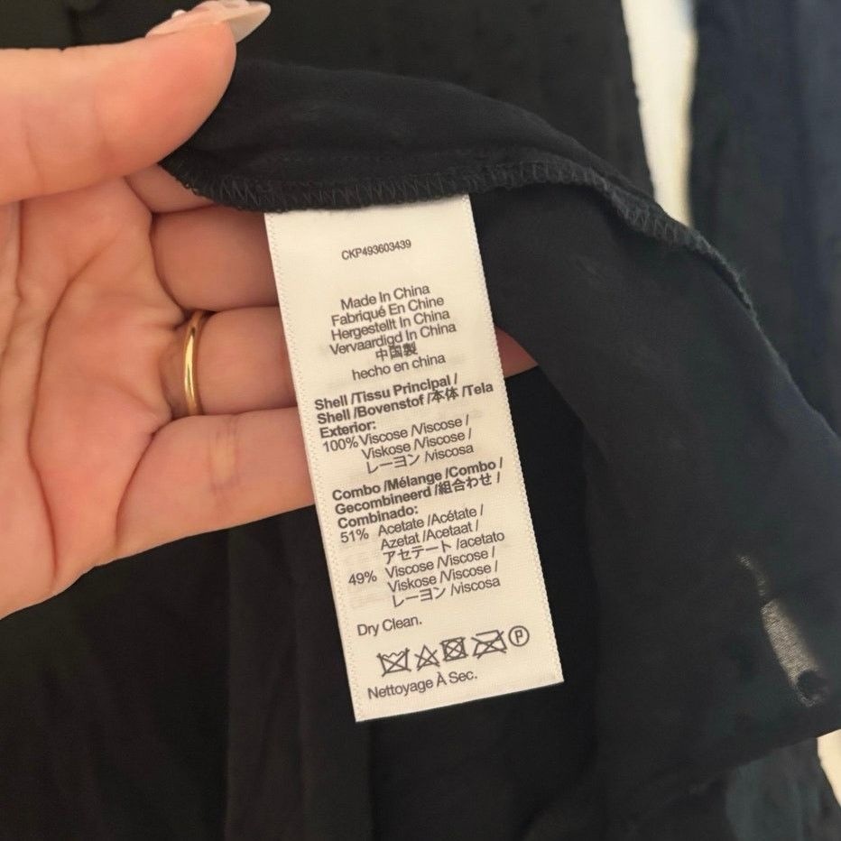 Madewell NWT Madewell Tie-Waist Midi Dress in Clip Dot Black Size XS Size XS / US 0-2 / IT 36-38 - 9 Thumbnail