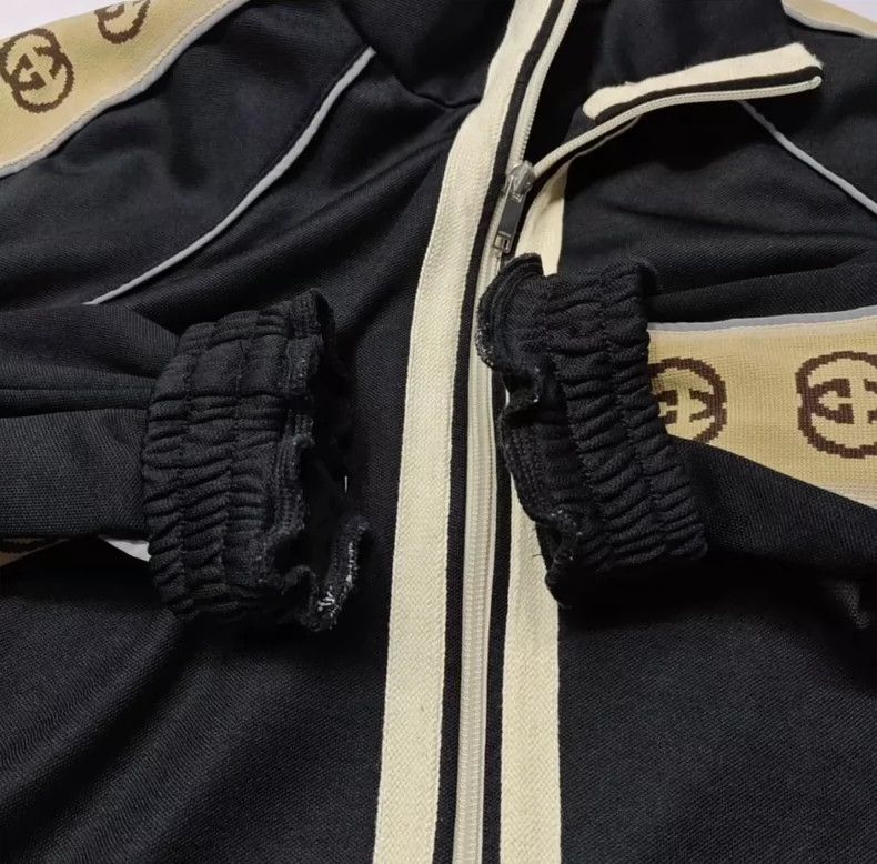 Gucci Gucci Side-sleeved Logo striped casual long-sleeved jacket Size US L / EU 52-54 / 3 - 2 Thumbnail