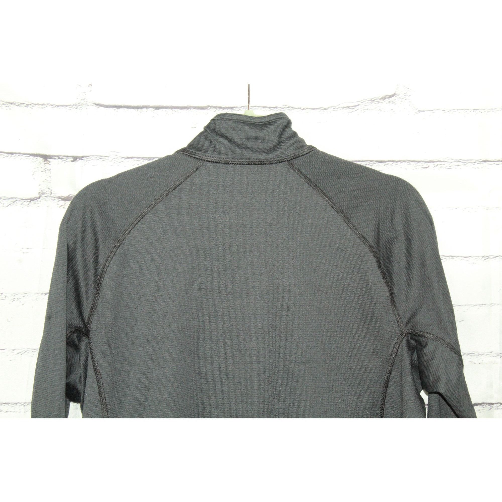 L.L. Bean LL Bean Men's Midweight Base Layer Quarter Zip Black Stretch Size US L / EU 52-54 / 3 - 5 Thumbnail