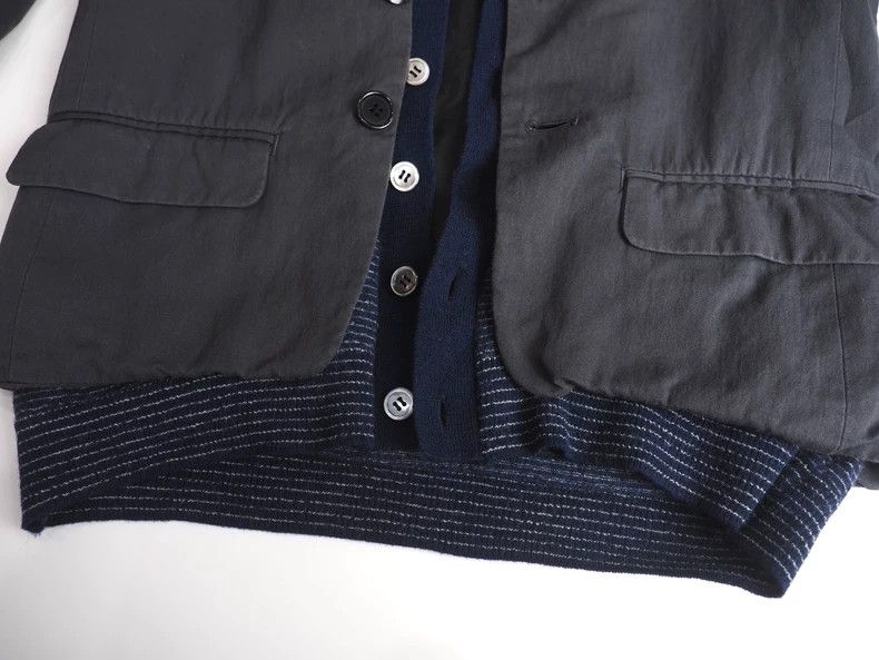 Undercover undercover size 1 SS12 Dark Grey Fake Two Piece Suit 2502-N Size 36R - 5 Thumbnail