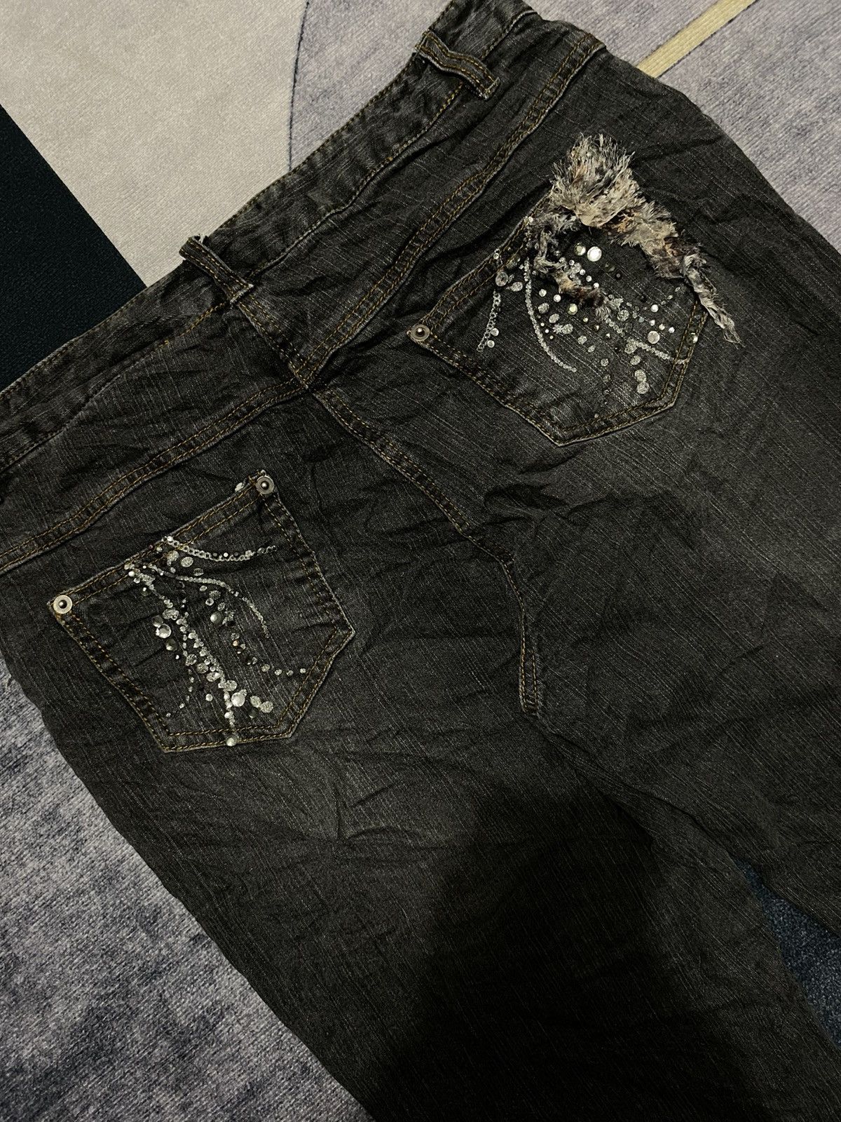 14th Addiction × Hysteric Glamour × If Six Was Nine IFSIXWASNINE STYLE DENIM PANTS Size US 30 / EU 46 - 4 Thumbnail