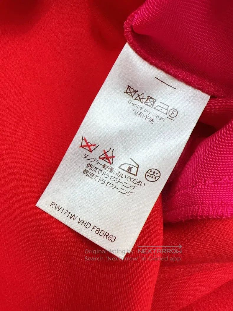 Louis Vuitton Louis Vuitton Red, rose and pink slim dress Size S / US 4 / IT 40 - 7 Thumbnail