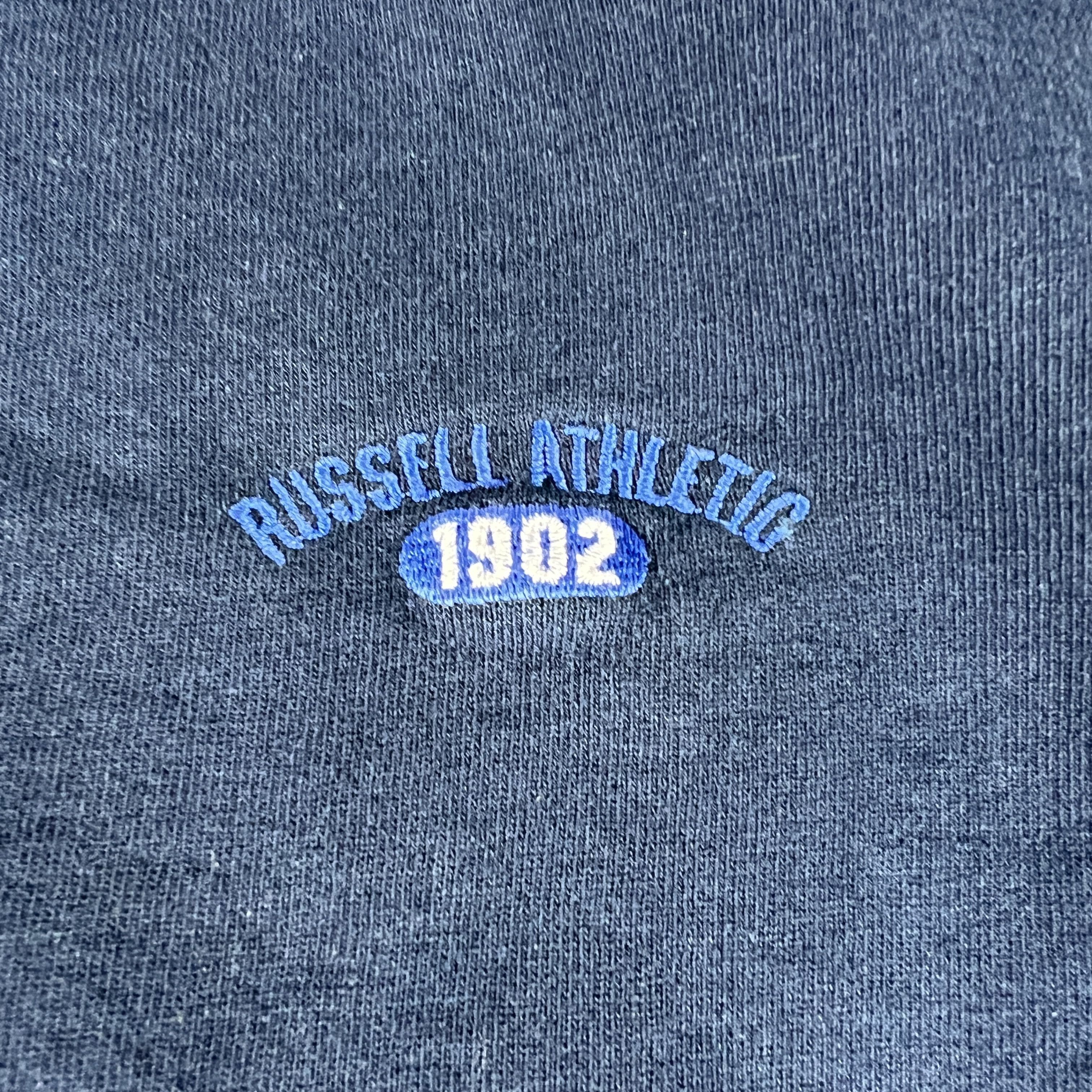 Russell Athletic Y2K Russell Athletic Sweatshirt Faded Embroidered Crewneck Size US XL / EU 56 / 4 - 4 Thumbnail
