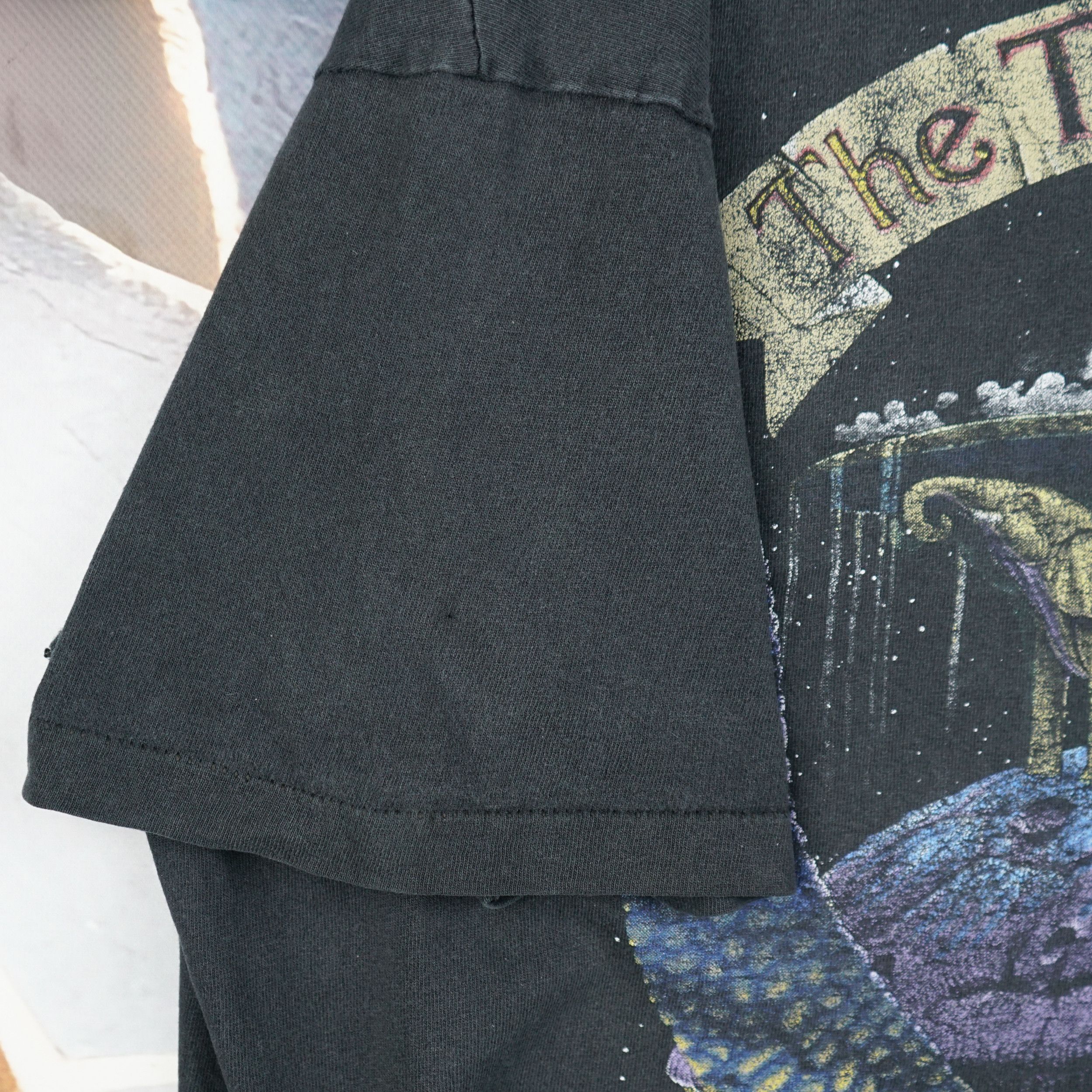 Arts & Science × Vintage Vintage 90s Big Turtle Holds Earth T-Shirt Size US XL / EU 56 / 4 - 4 Thumbnail