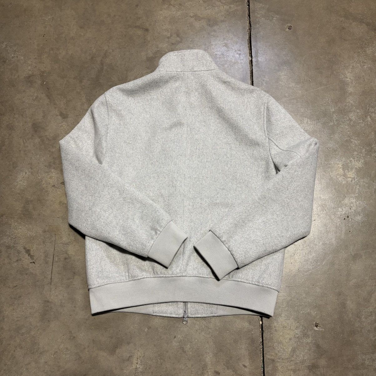 Express Express Bomber Jacket Brushed Wool Blend Zip Up Cropped Size US M / EU 48-50 / 2 - 7 Thumbnail