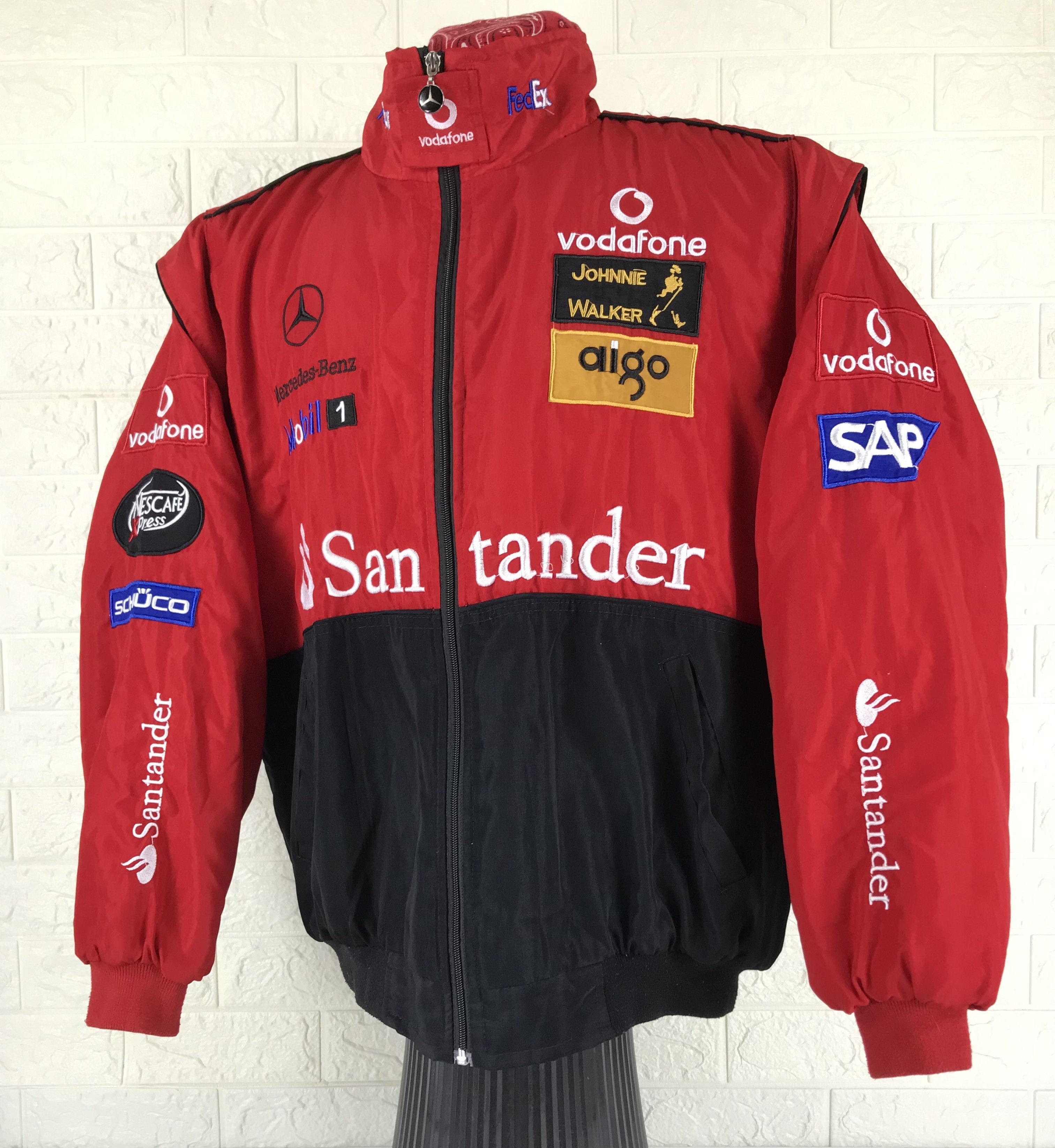 Mercedes-Benz Vintage Mercedes-Benz McLaren F1 Racing Jacket Size US XL / EU 56 / 4 - 3 Thumbnail