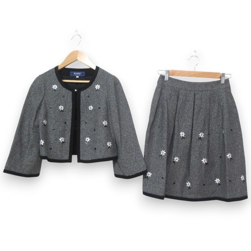 Other Other M'S GRACY Flower Embroidery Sequin Tweed Setup Others Suits TD-727525/724506 DUTY FREE for USA Size ONE SIZE - 1 Thumbnail