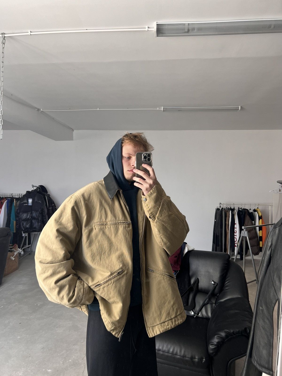 Balenciaga Balenciaga Worker Jacket Canvas Size US L / EU 52-54 / 3 - 22 Thumbnail