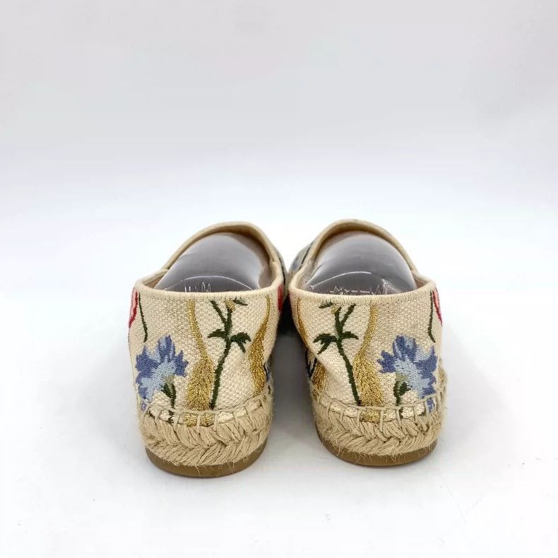 Dior Christian Dior Beige Floral Slip-2505 Size US 5 / IT 35 - 4 Thumbnail