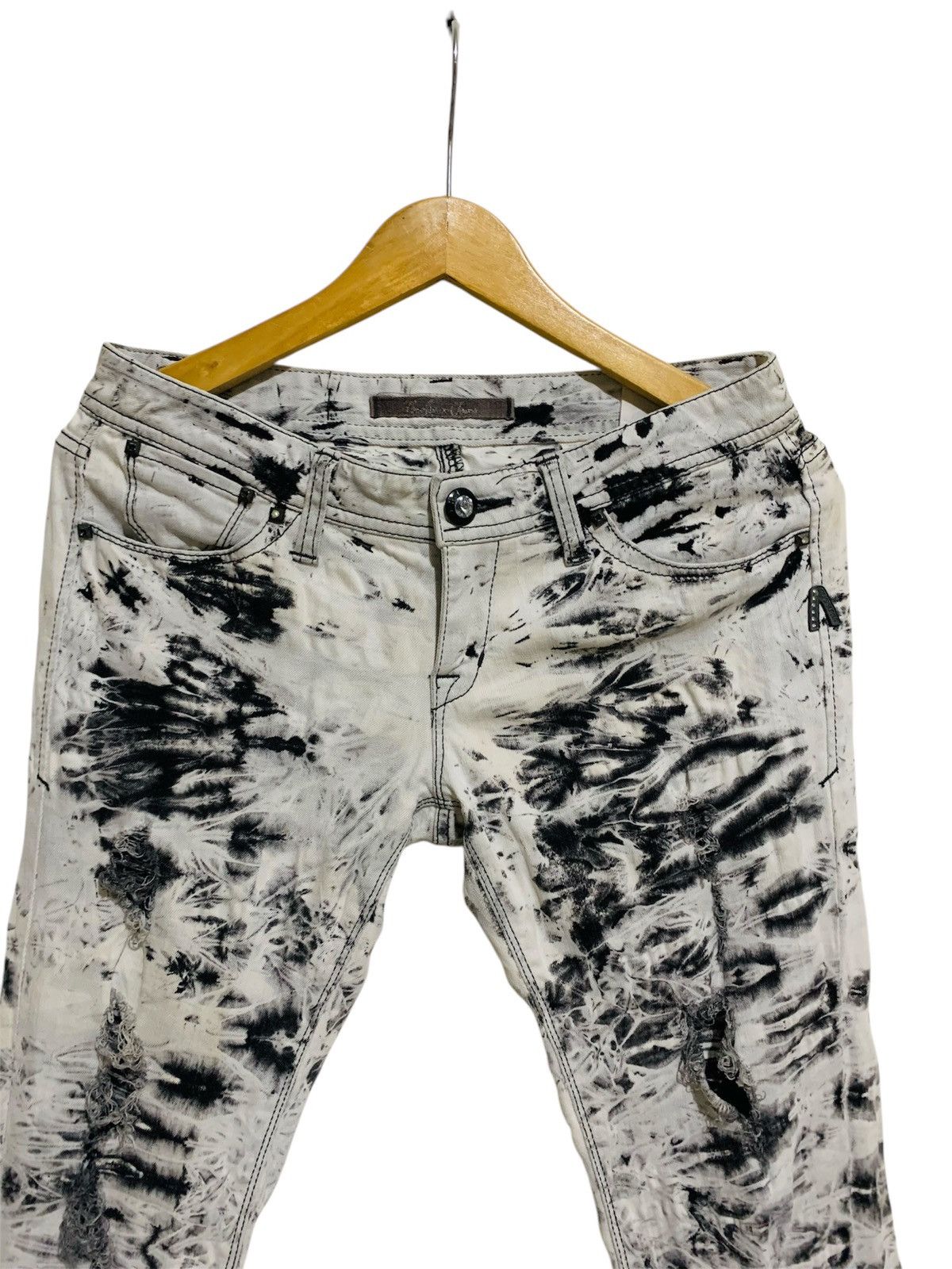 Japanese Brand BUCKARO SKINNY JEANS PUNK STYLE Size US 27 - 6 Thumbnail