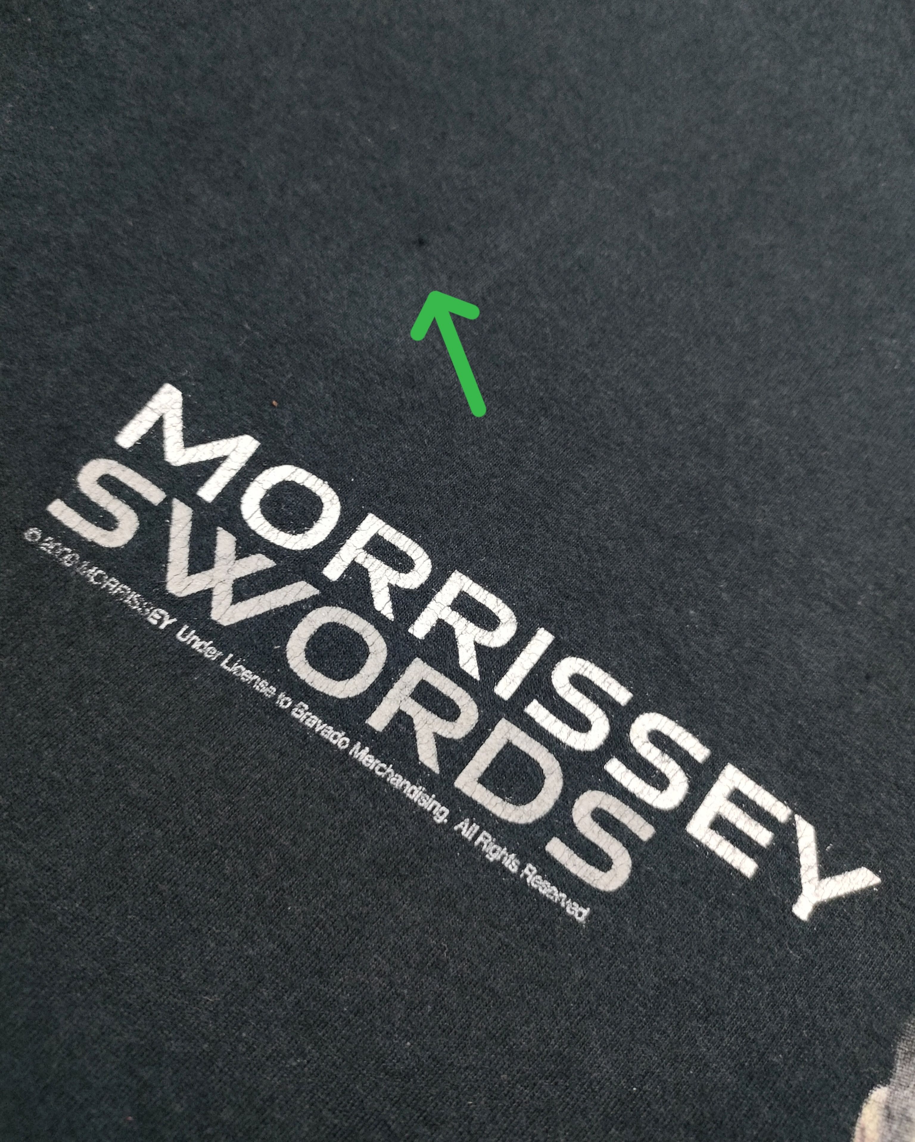 Band Tees × Vintage Mid 00s MORRISSEY Swords 2009 Tour T-Shirt Size US M / EU 48-50 / 2 - 5 Thumbnail