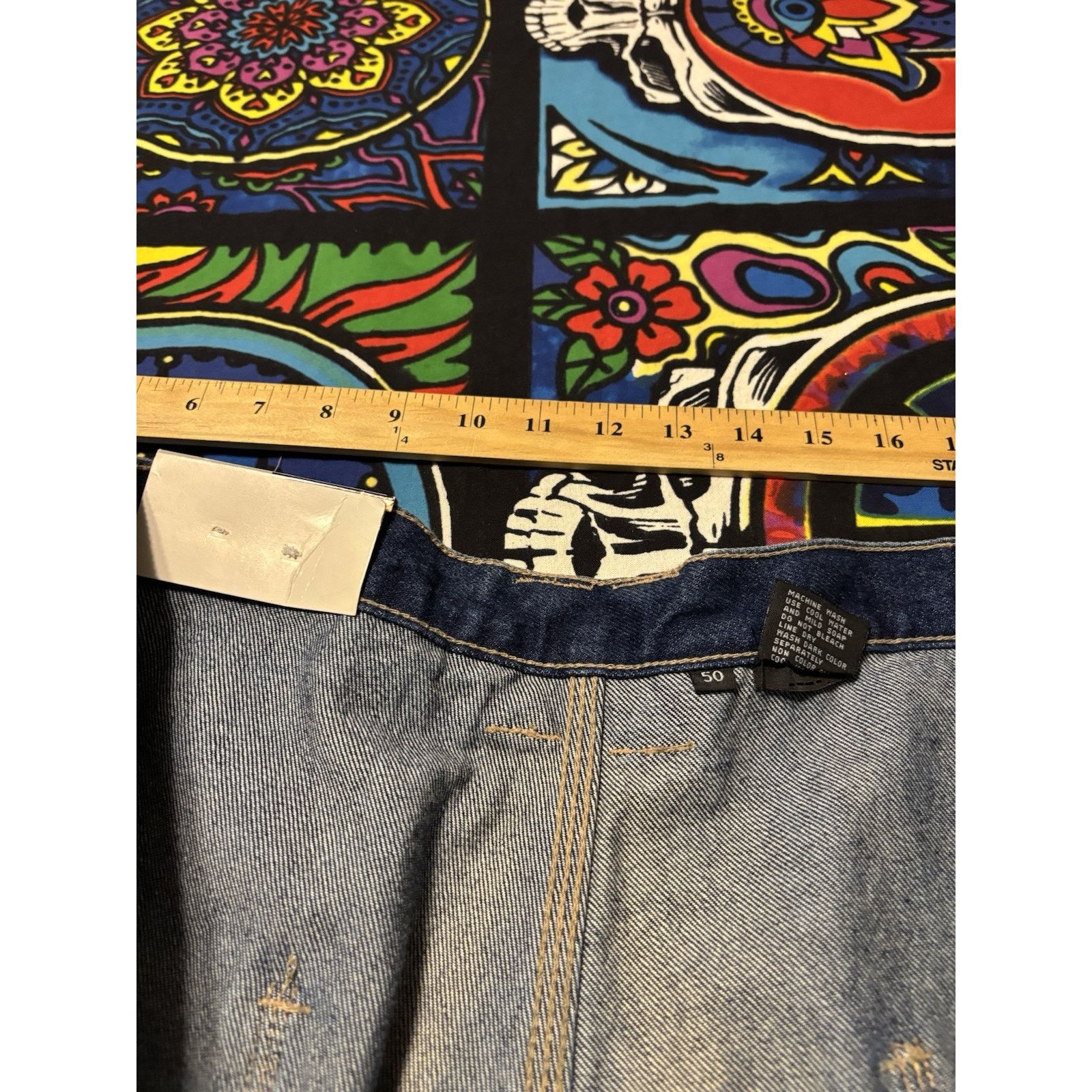 Other Vintage y2k southpole denim NWT 50 x 13 jorts shorts Size US 28 / EU 44 - 9 Thumbnail