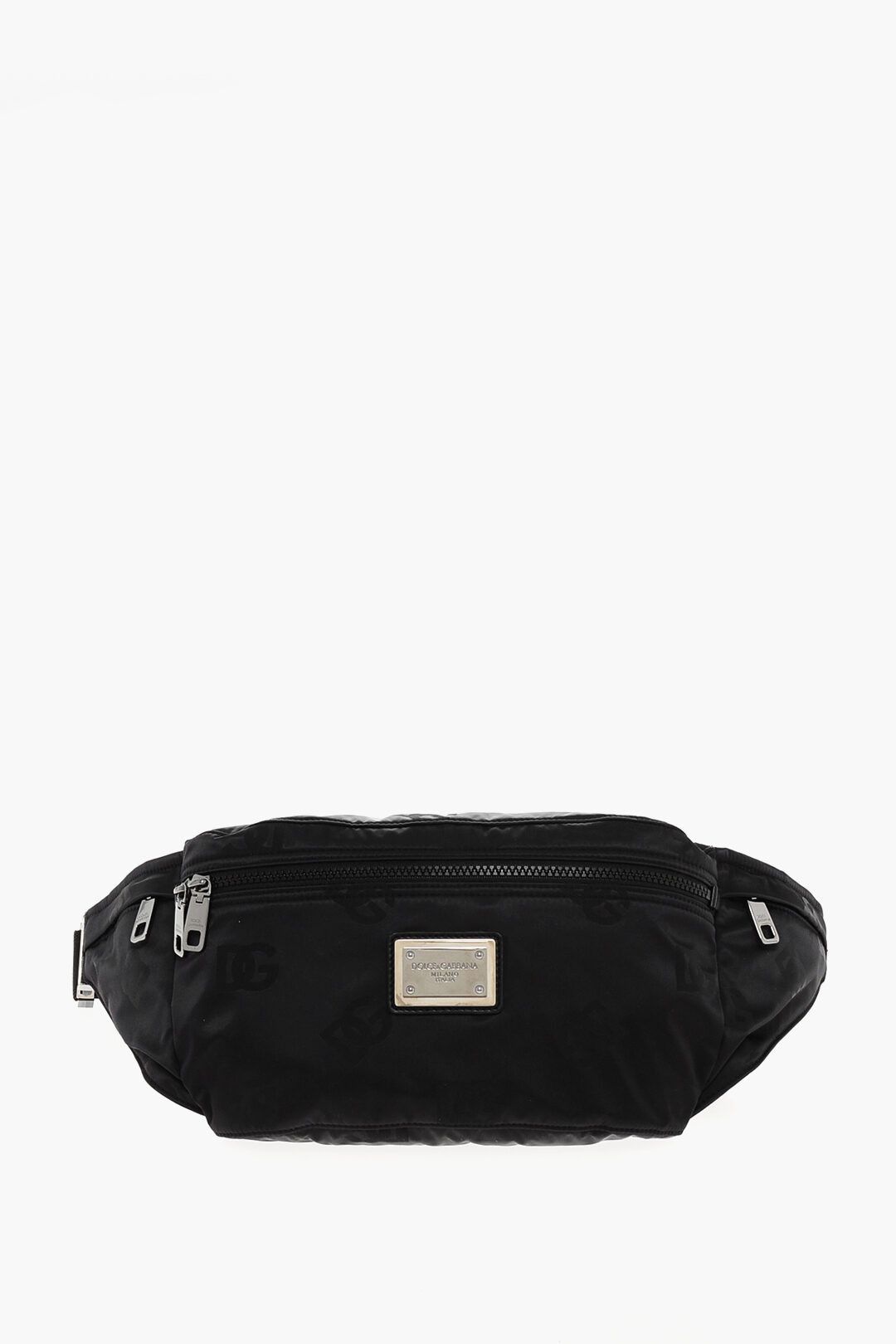 Dolce & Gabbana og1mm0825 Size: OS / Technical Fabric Bum Bag in Black Size ONE SIZE - 1 Thumbnail