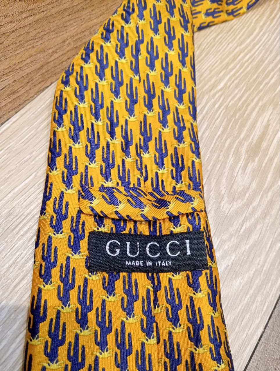 Gucci VINTAGE GUCCI SILK TIE Size ONE SIZE - 4 Thumbnail