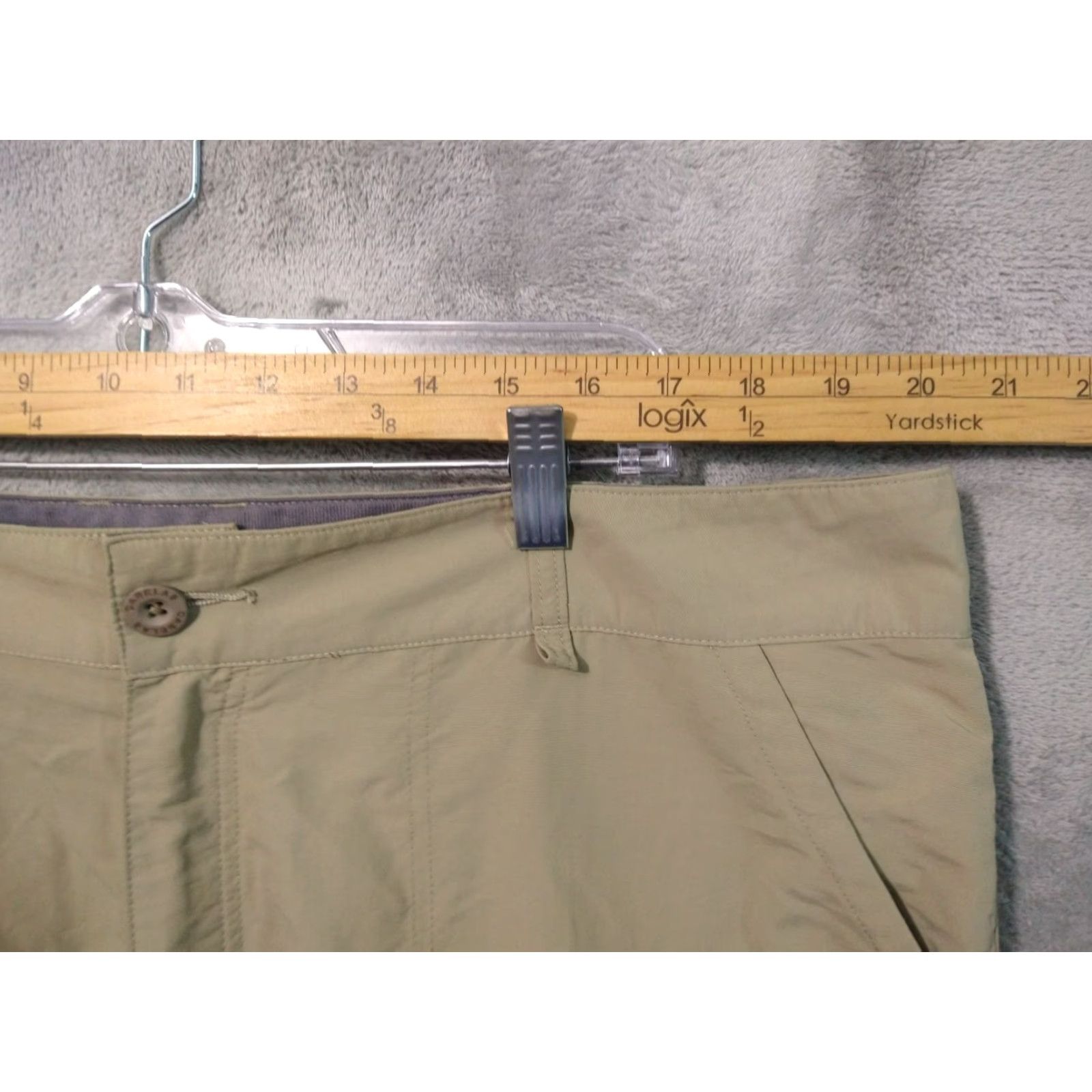 Vintage Cabela's Nylon Cargo Pants Mens 40x30 Beige Convertible Hiking Camping Size US 40 / EU 56 - 3 Thumbnail
