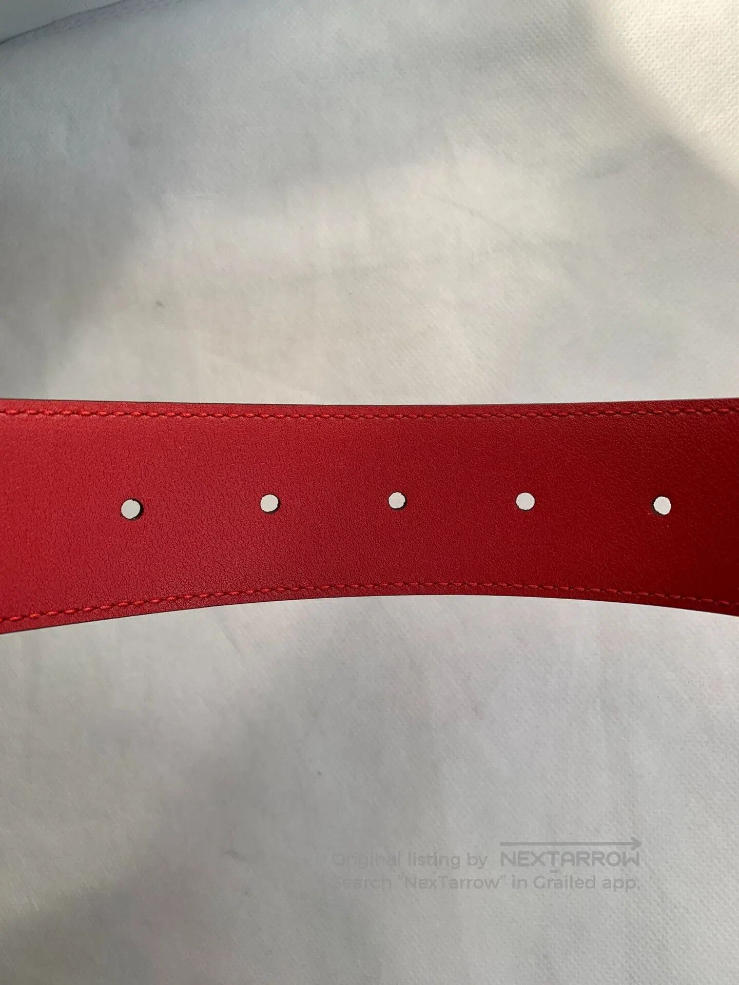 Gucci Gucci Red Belt. Size ONE SIZE - 4 Thumbnail