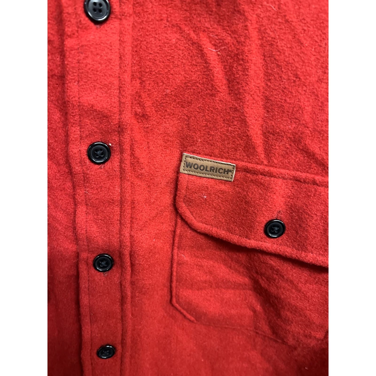Vintage VINTAGE Woolrich Flannel Shirt XL Red 80s Wool Shacket Button-Up Shirt Mens Size US XL / EU 56 / 4 - 3 Thumbnail