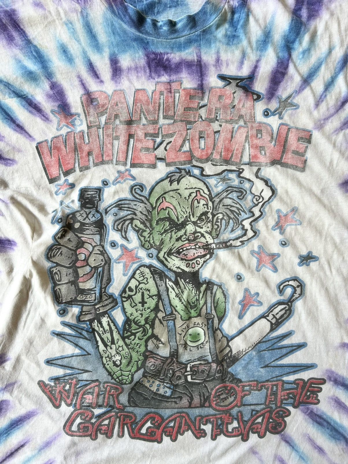 Band Tees × Vintage Vintage White Zombie Pantera War of the gargantuas 1996 Size US XL / EU 56 / 4 - 5 Thumbnail