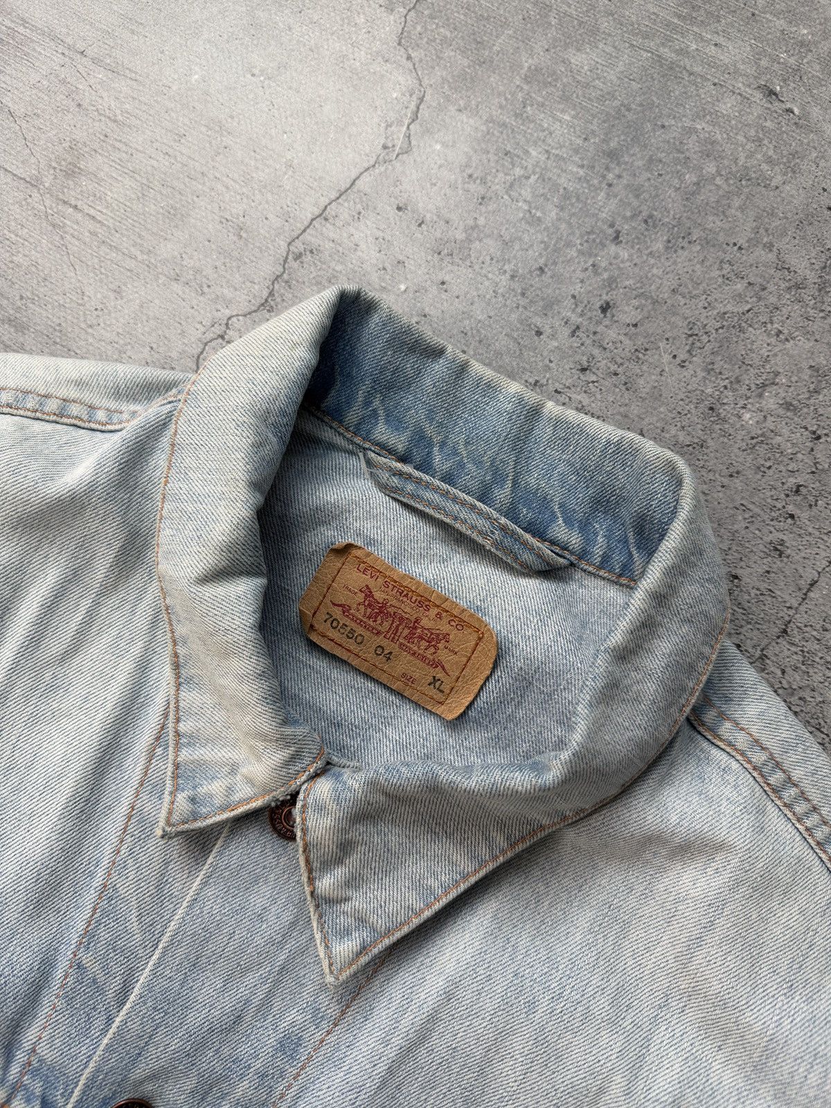 Levi's Levis Vintage Denim Jacket Size US XL / EU 56 / 4 - 4 Thumbnail