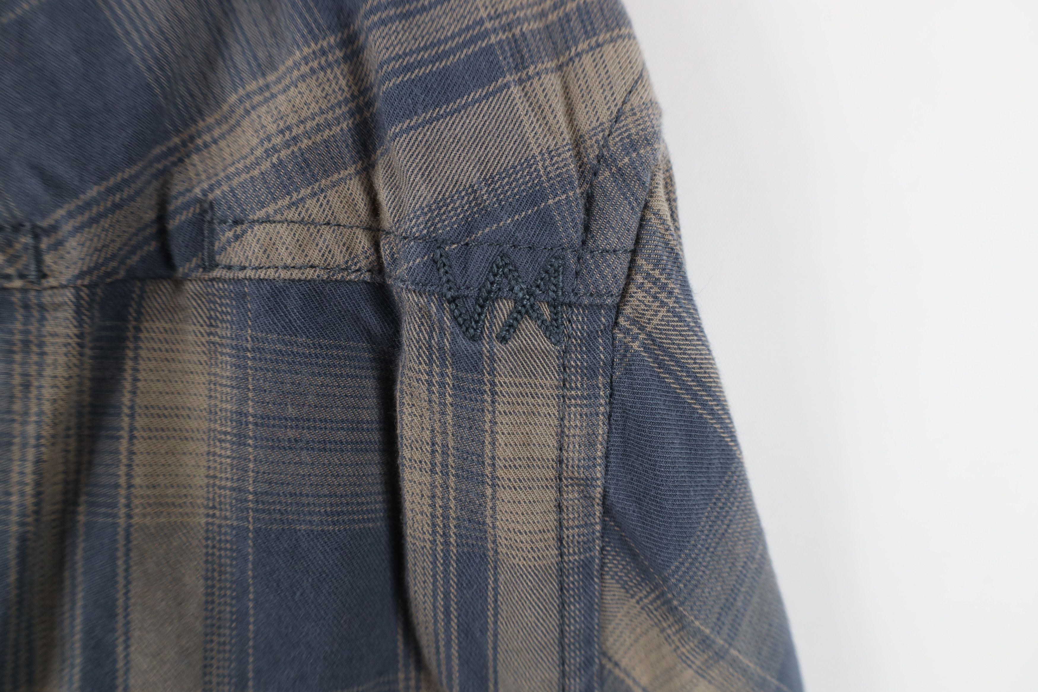 Vintage 5.11 Tactical Series Flannel Snap Button Shirt Plaid Gray Size US L / EU 52-54 / 3 - 11 Thumbnail