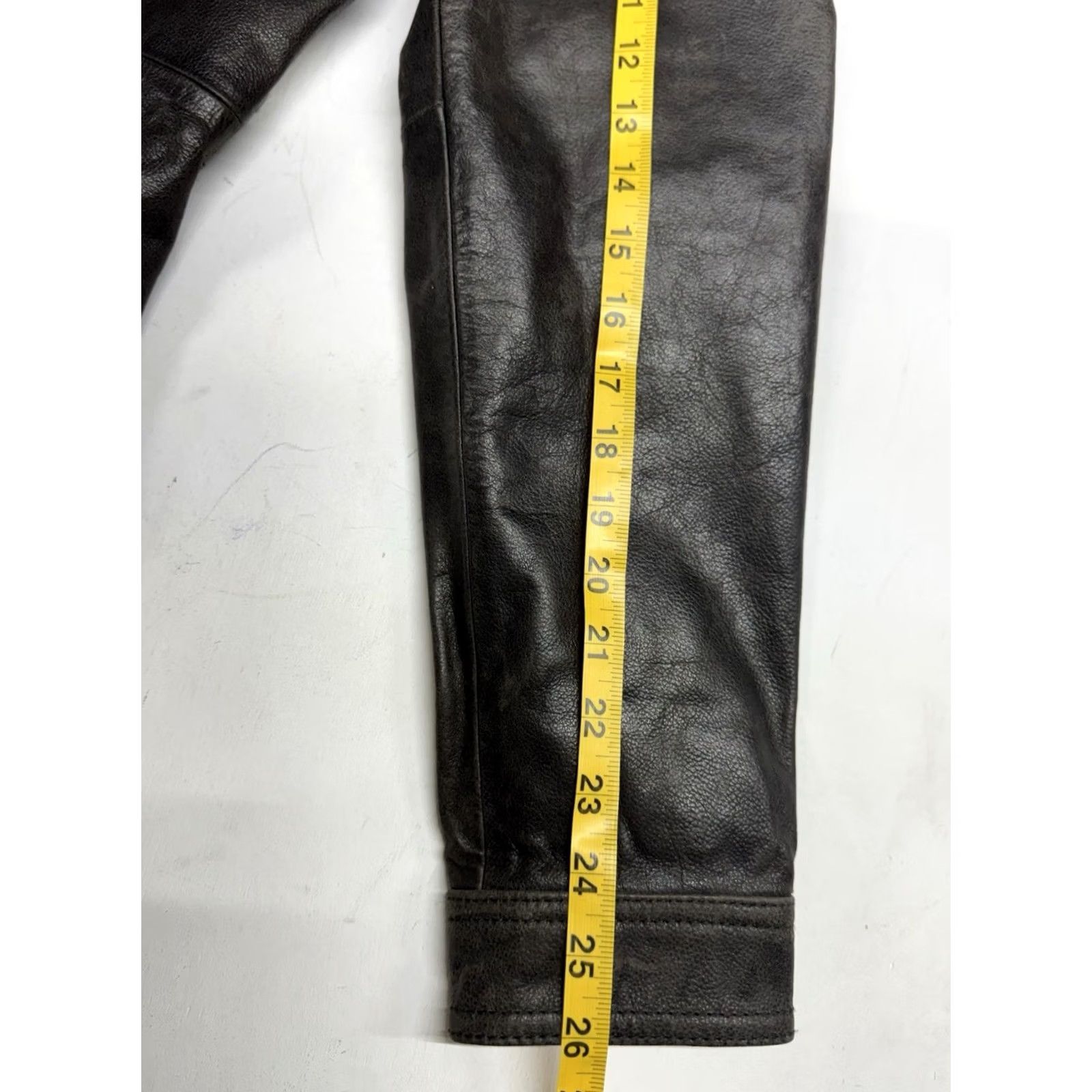 Eddie Bauer Eddie Bauer Jacket Brown Buffalo Leather Full Zip Adjustable Waist Women’s L Tall Size L / US 10 / IT 46 - 6 Thumbnail