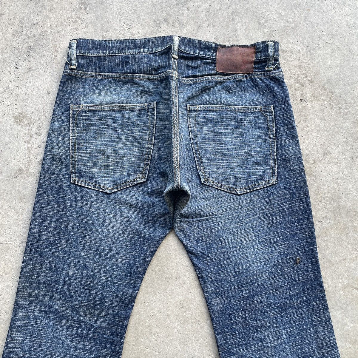 Japanese Brand Vintage Japanese Jeans Button Fly Denim Faded Pants W35x28.5 Size US 35 - 12 Thumbnail