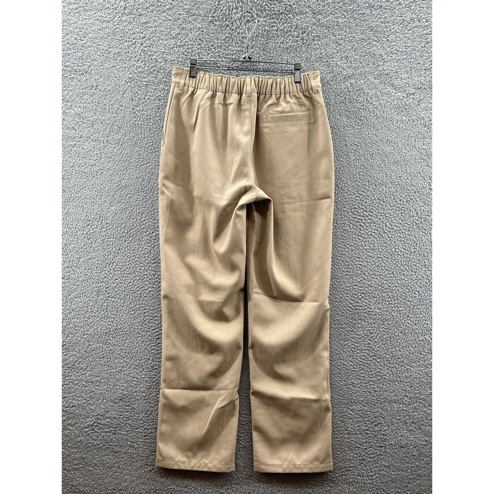 Nike Air Jordan Woven Pleated Pants Size Medium Tan FN5446-244 Size 28" / US 6 / IT 42 - 2 Thumbnail