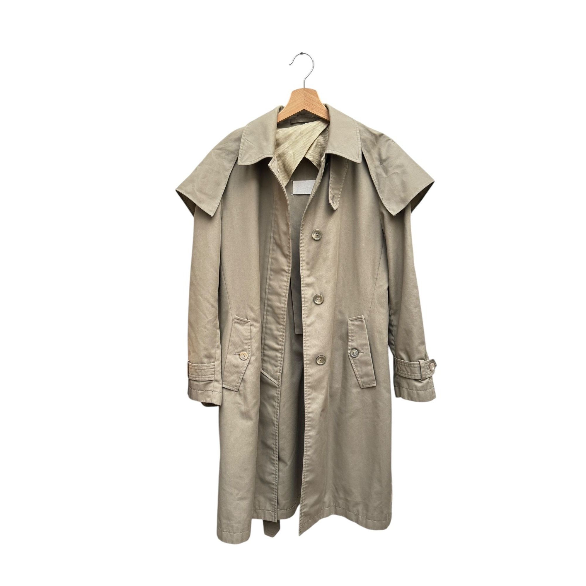 Maison Margiela Martin Margiela FW 2001 Kaki Beige Trench Coat Size IT 40 Size S / US 4 / IT 40 - 2 Thumbnail