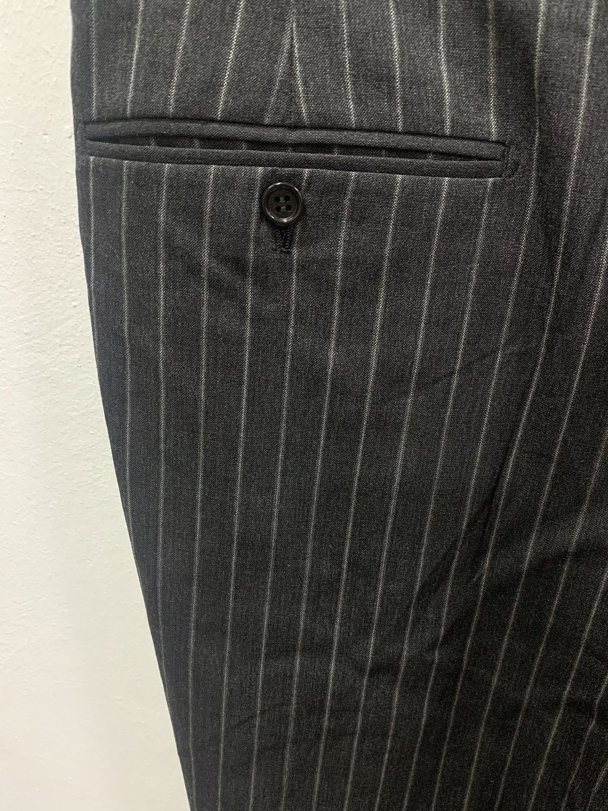 Hermes HERMES SUPER 100 S - WOOL CASUAL STRIPED PANTS Size US 36 / EU 52 - 7 Thumbnail