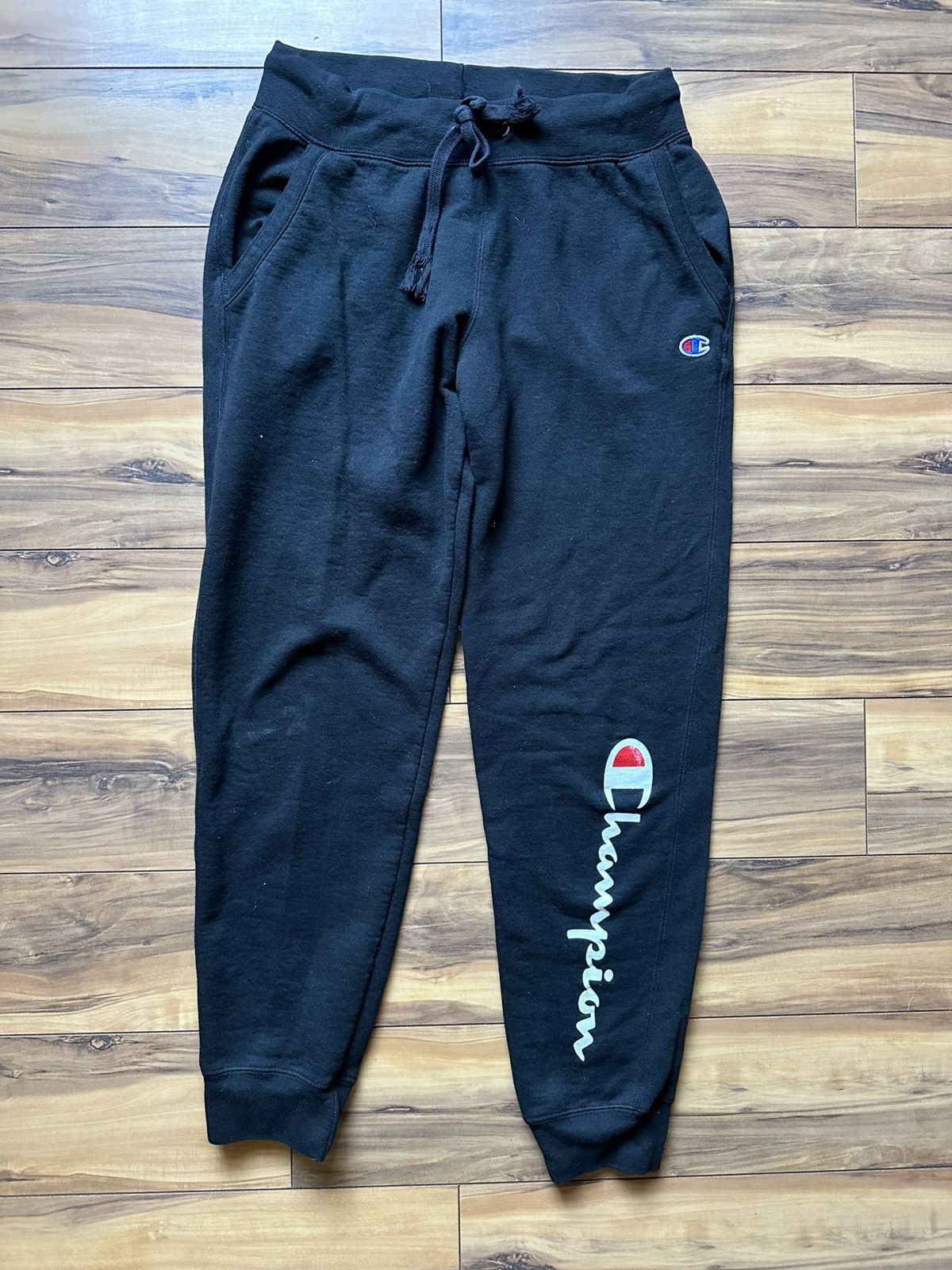Champion Champion Medium Black Joggers with Logo Detail Size US 30 / EU 46 - 1 Thumbnail