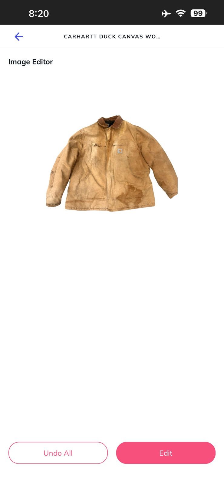 Carhartt Carhartt jacket worn in used farmwork Size US XXL / EU 58 / 5 - 2 Thumbnail