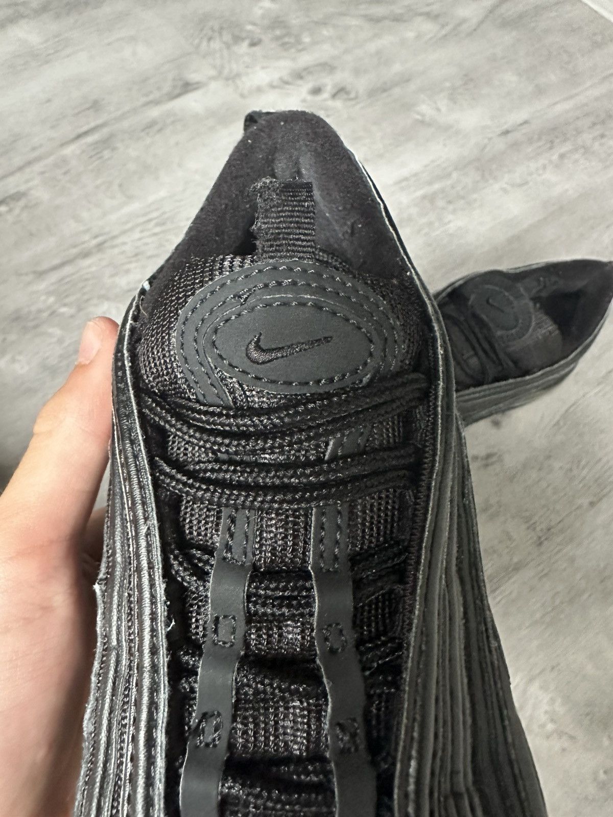 Nike Nike Air Max 97 Triple Black EU 38 / US 5.5 Size US 5.5 / EU 38 - 2 Thumbnail
