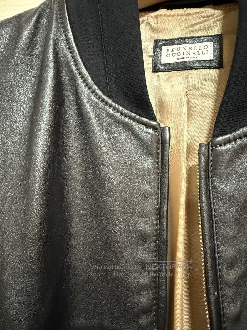 Brunello Cucinelli Brunello Cucinelli Napa leather Size US M / EU 48-50 / 2 - 2 Thumbnail