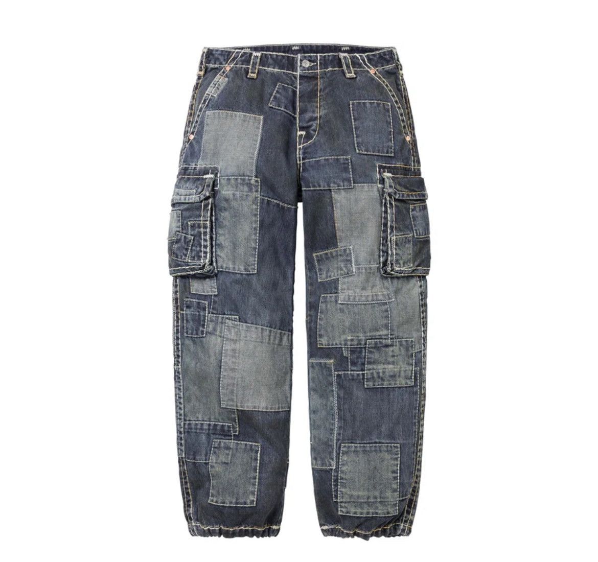 Supreme × True Religion Supreme True Religion Patchwork Cargo Pants Size US 34 / EU 50 - 1 Thumbnail