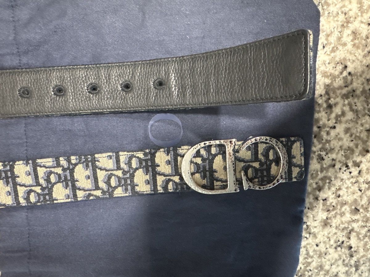 Dior Christian Dior Reversible Belt Strap Dior Oblique Buckle Size 34 - 4 Thumbnail