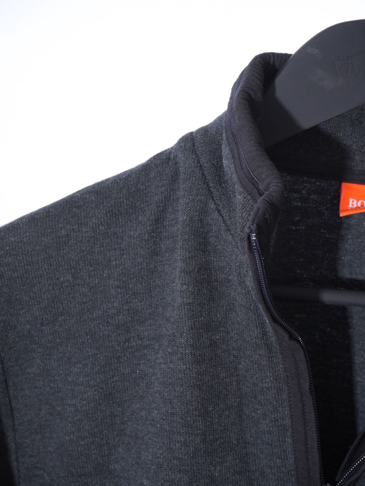 Hugo Boss HUGO BOSS 1/4 Hafl Zip Sweater Cotton Gray Size S Size US S / EU 44-46 / 1 - 5 Thumbnail