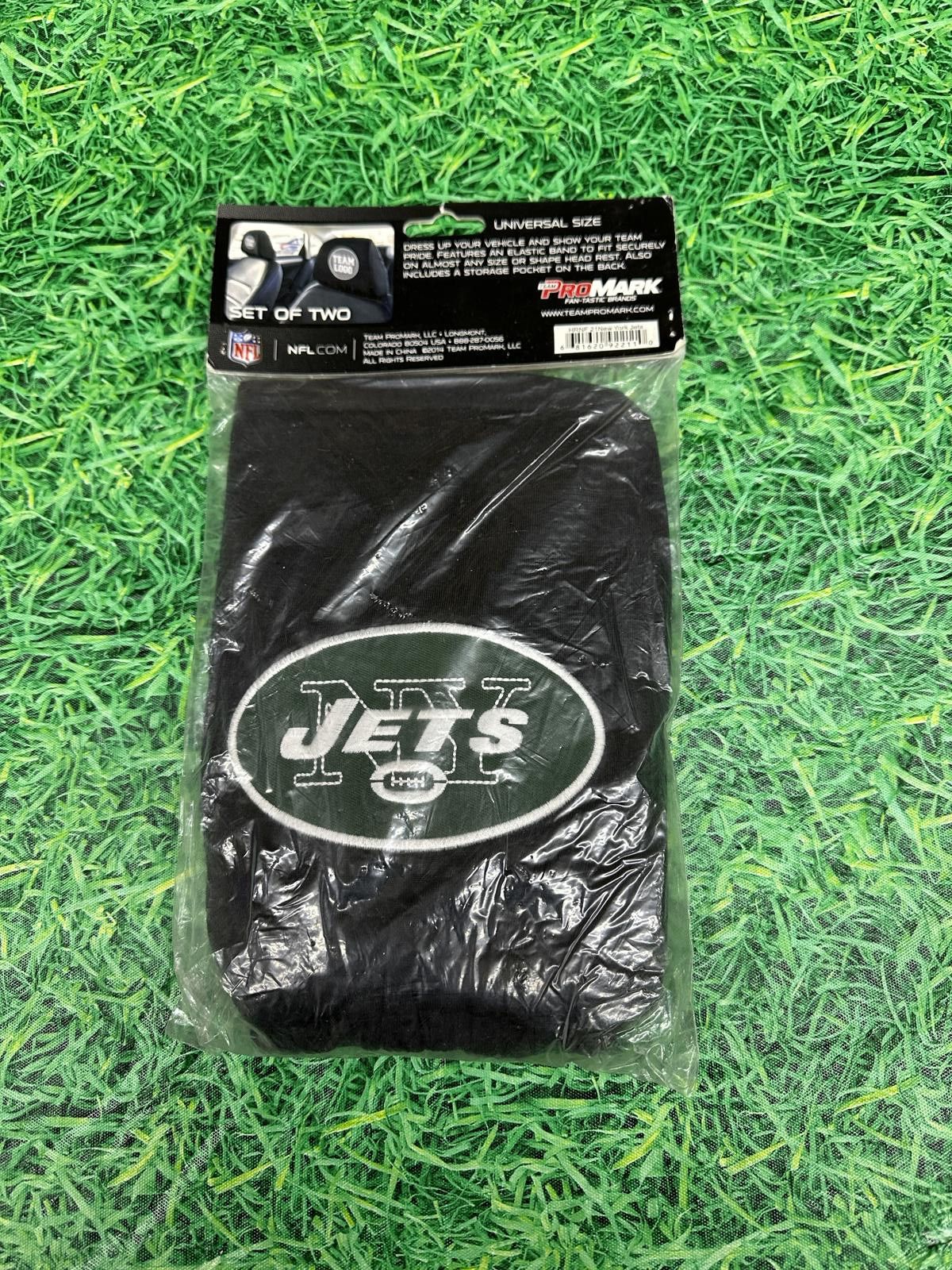 NFL New York Jets NFL HEAD REST COVERS NEW Size ONE SIZE - 1 Thumbnail