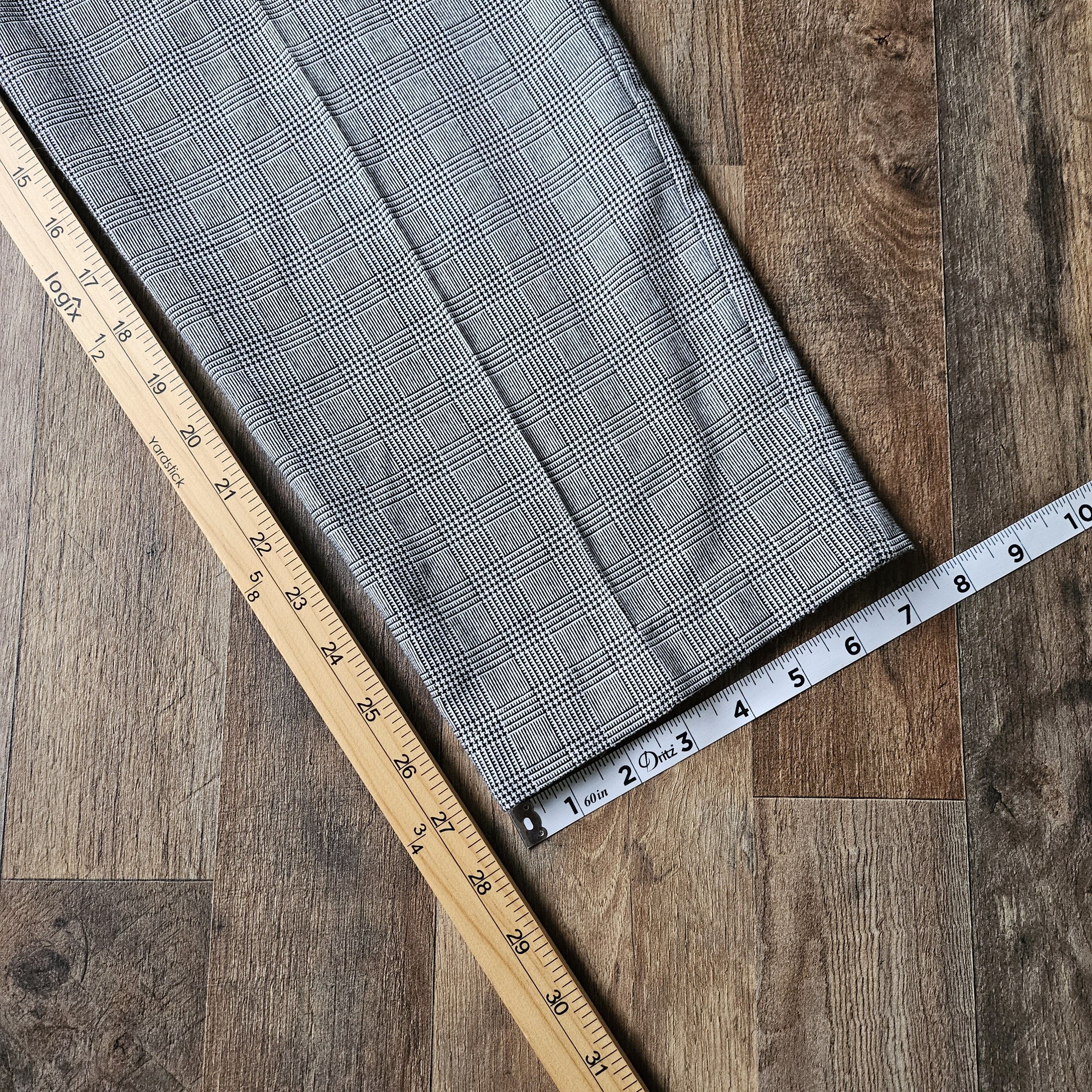 Vintage Vtg Fundamental Things Pants Checked High Rise Pleated Size 24" / US 00 / IT 34 - 8 Thumbnail