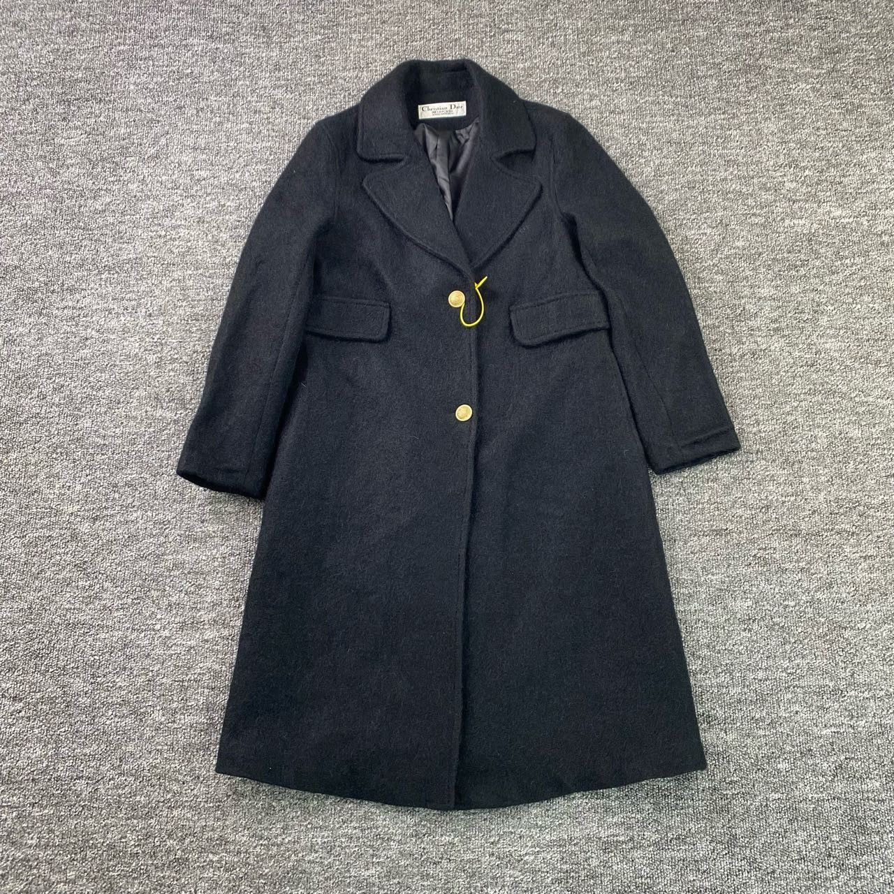 Dior Dior Retro Embroidered Black Coat S Women Size S / US 4 / IT 40 - 1 Thumbnail