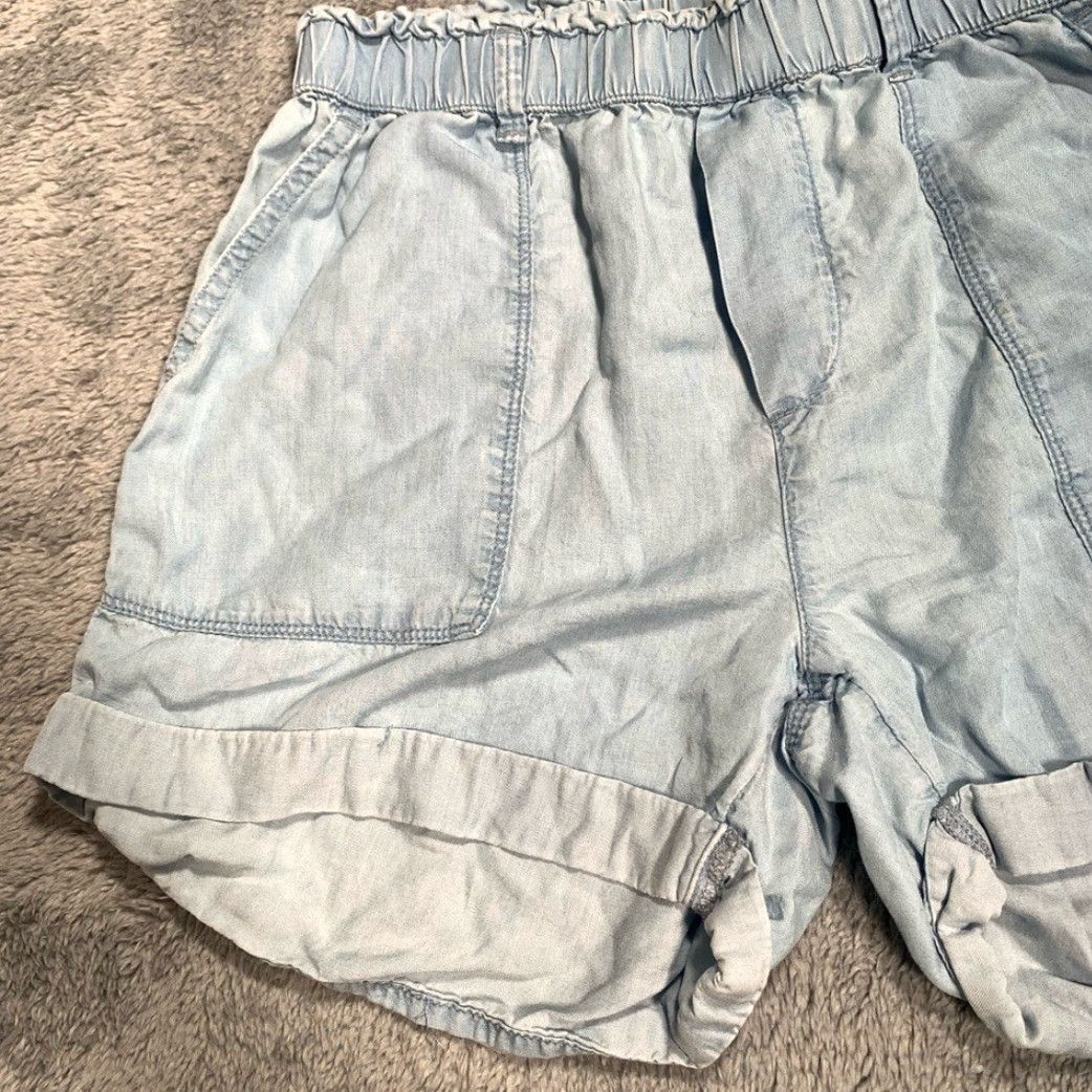 Vintage Aerie Shorts Women S Regular Light Blue Lyocell Athletic Blue Shorts Lyocell Aerie S Women Size 28" / US 6 / IT 42 - 2 Thumbnail