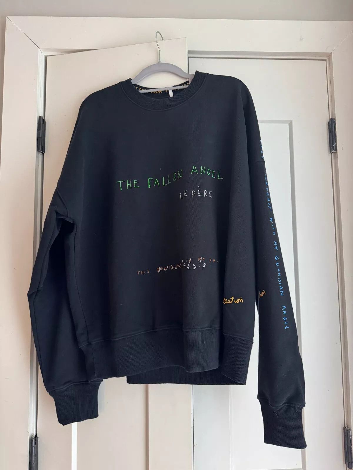 Le Pere Michals Fallen Angel Sweatshirt Size US M / EU 48-50 / 2 - 1 Thumbnail