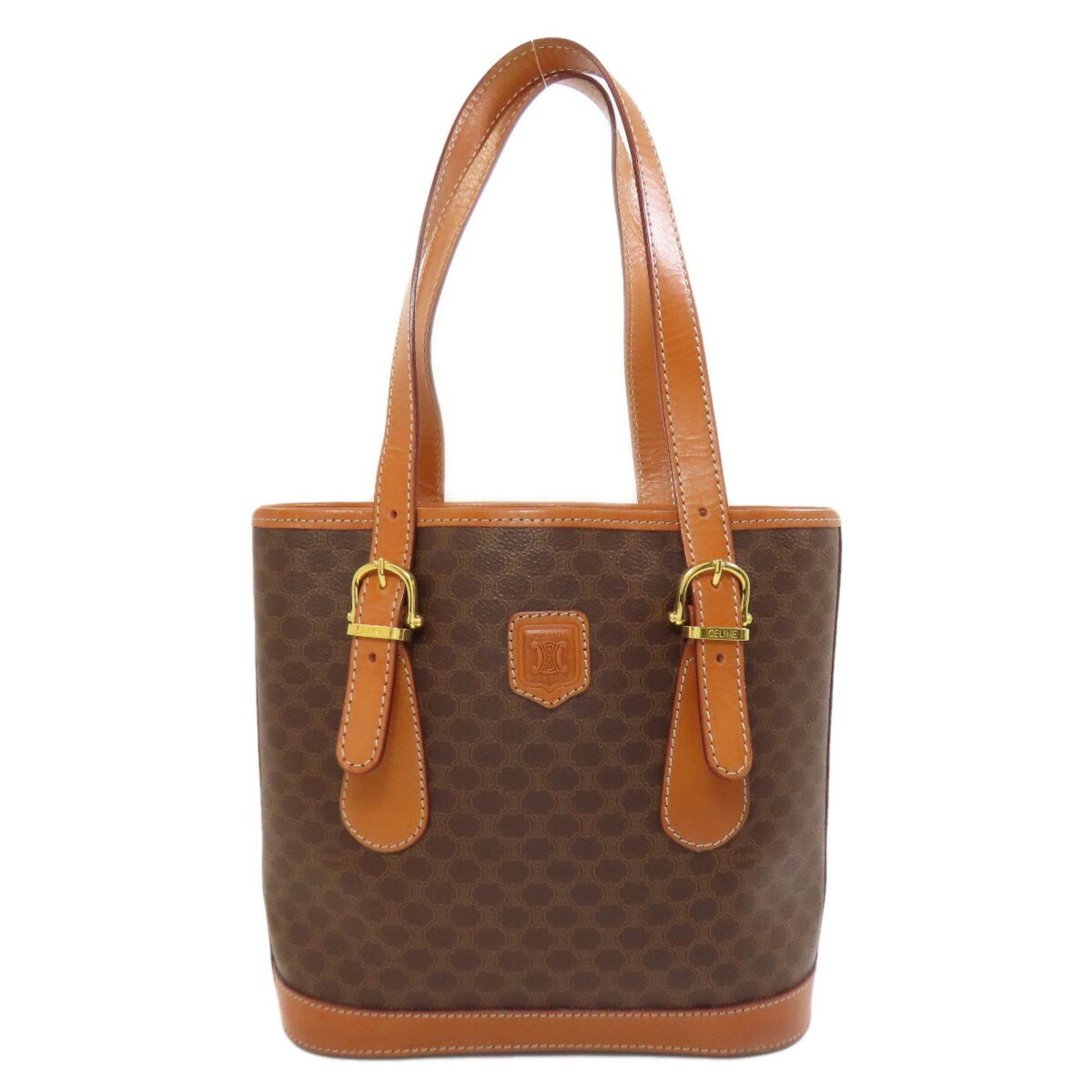 Celine Macadam Tote Bag For Women in Brown