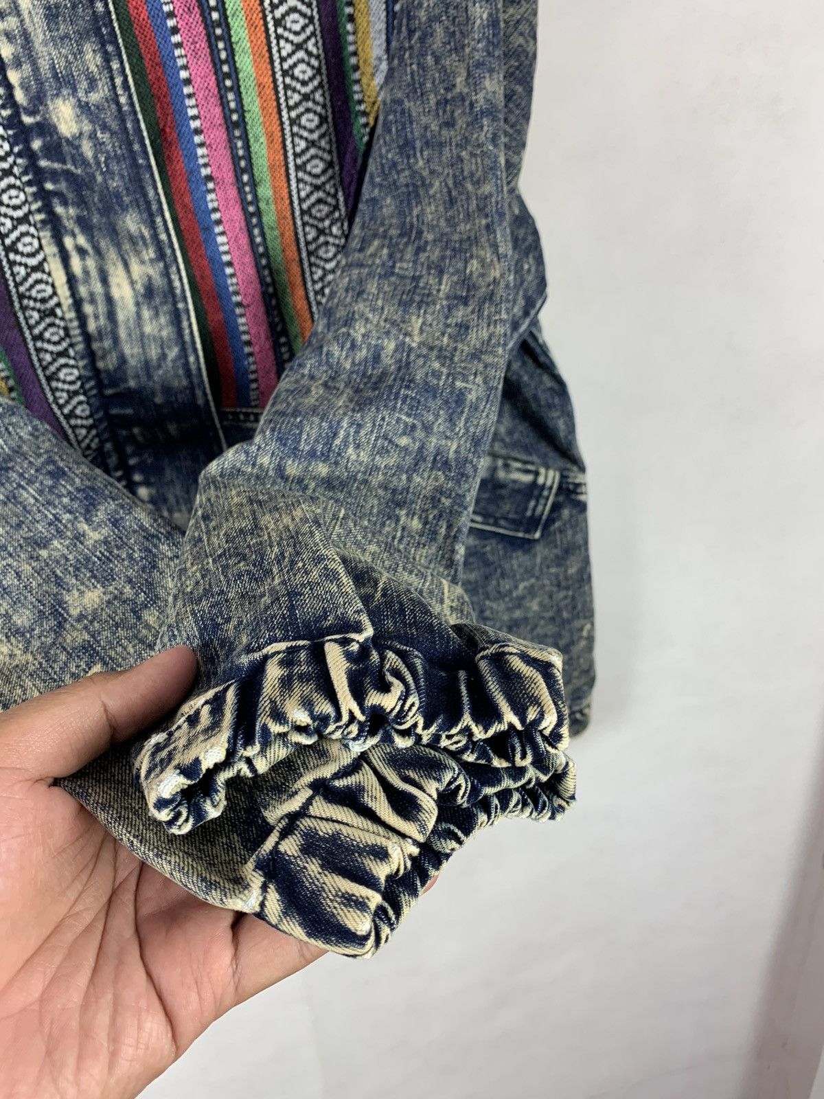 Forever 21 Rare! Forever 21 Stone Wash Denim Hippies Jacket Size US S / EU 44-46 / 1 - 5 Thumbnail