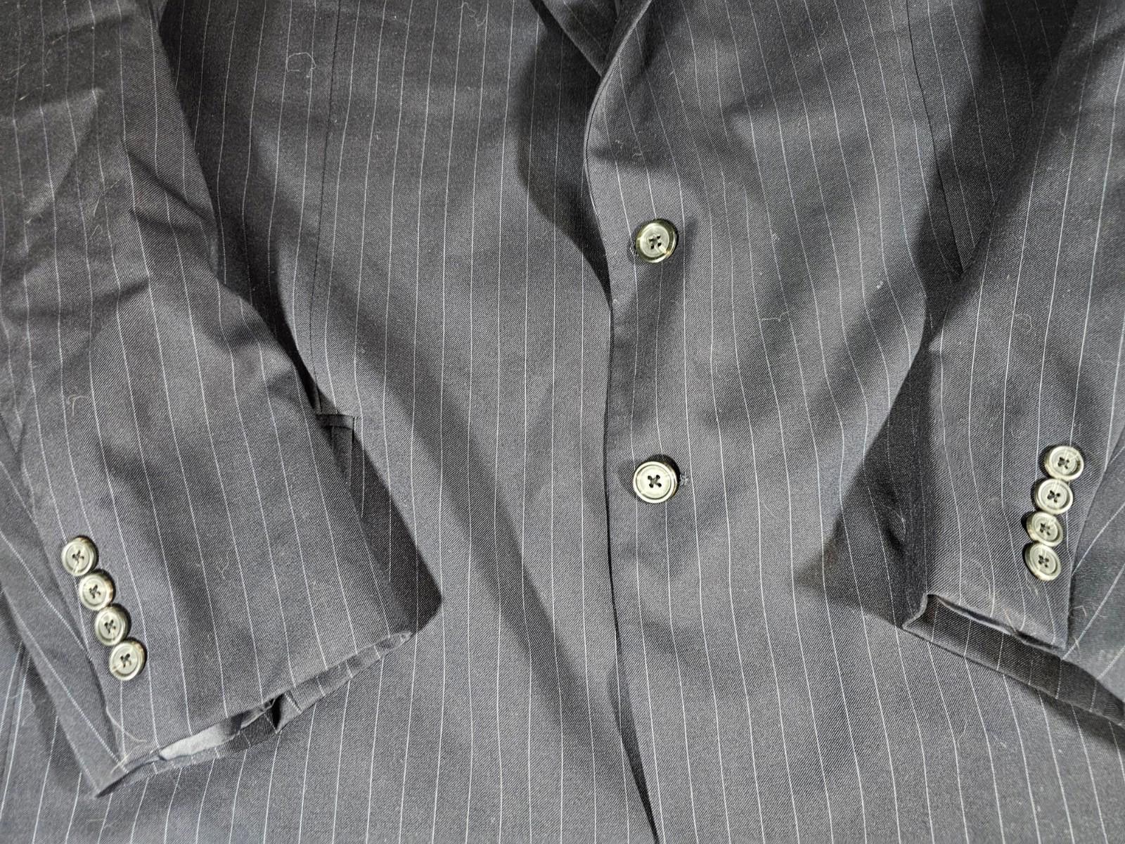 Chaps Chaps Men's Blazer Sz 48L Blue 100% Wool 48L 2 Button STAIN Size 48L - 2 Thumbnail