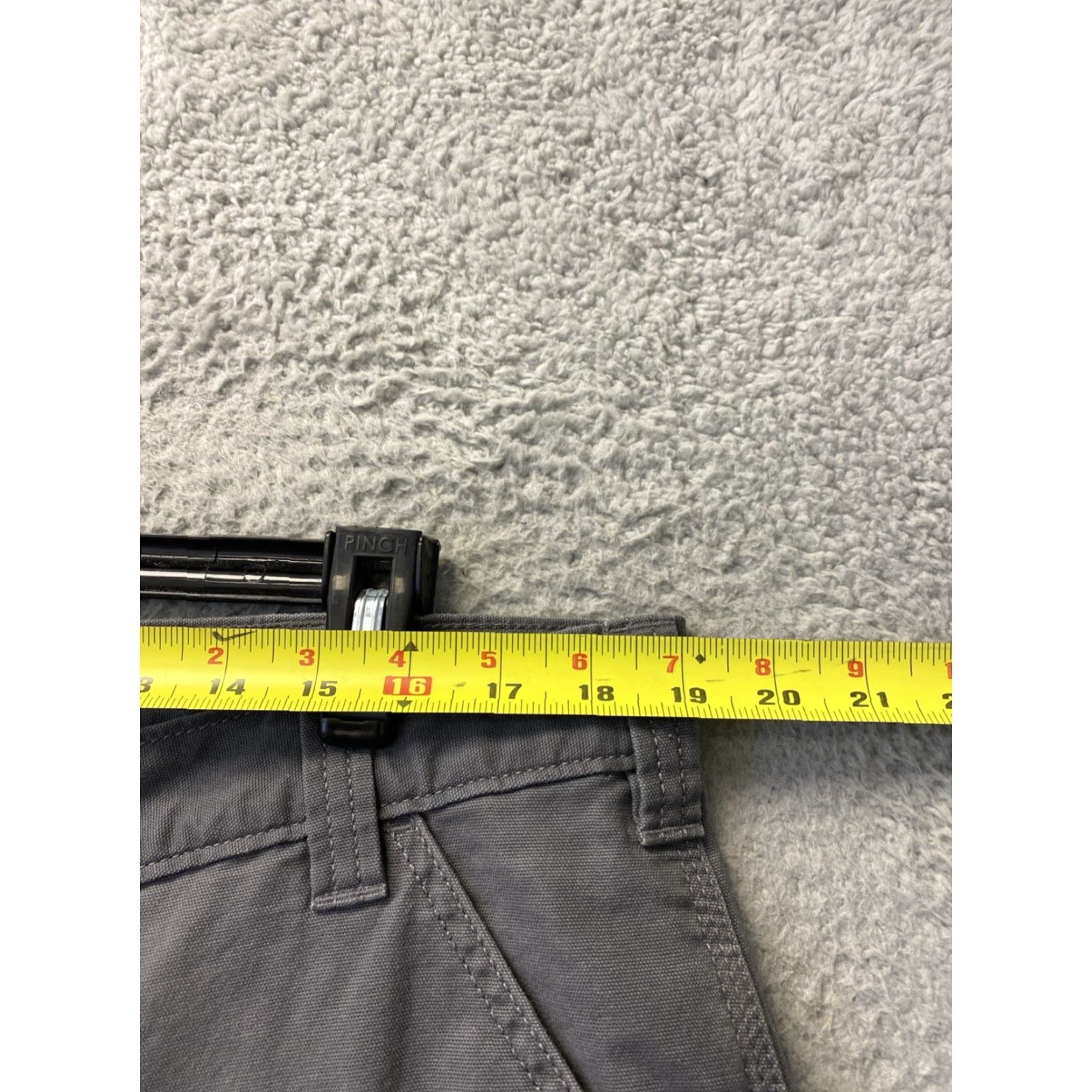 Carhartt VINTAGE? (No) – ignore. Create optimized: Carhartt Chino Twill Pants Mens 38x32 Gray Work Pants Relaxed Windproof Heavy Duty Size US 38 / EU 54 - 5 Thumbnail