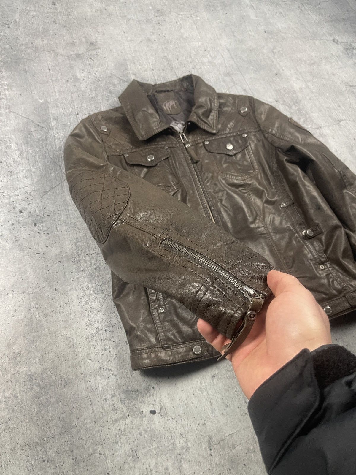 Gypsy Vintage Gipsy avant-garde leather jacket Japanese style Size XL / US 12-14 / IT 48-50 - 3 Thumbnail